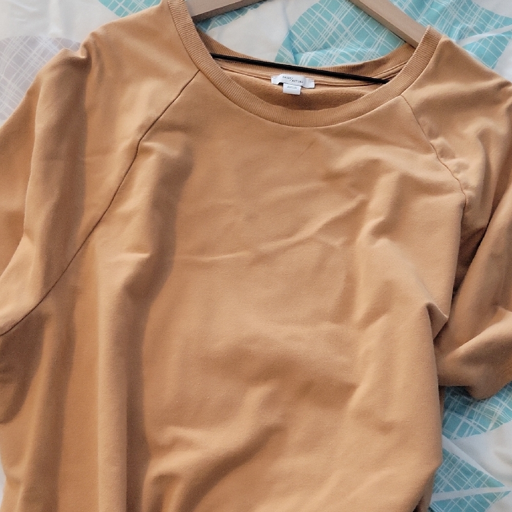 Gold/Mustard Crew Neck Sweatshirt